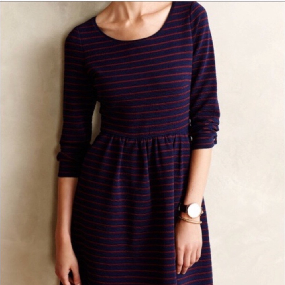 Anthropologie Maeve Striped Dress